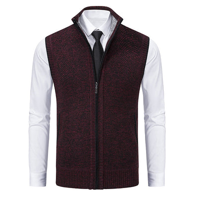 Samuel - Elegante Chaleco con Cremallera para Hombres
