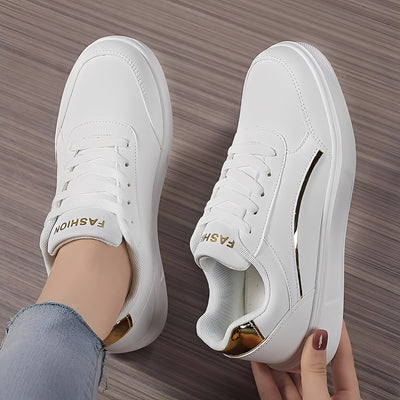 Rexanne - Zapatillas elegantes de cuero PU para mujer