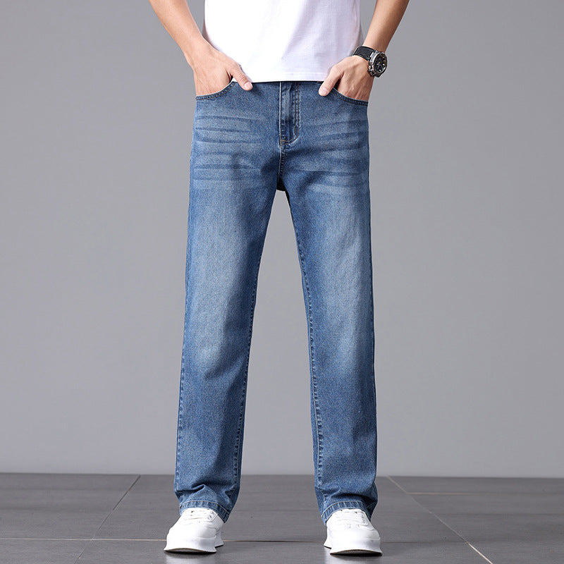 Allan - Pantalones Straight Casual para Hombres