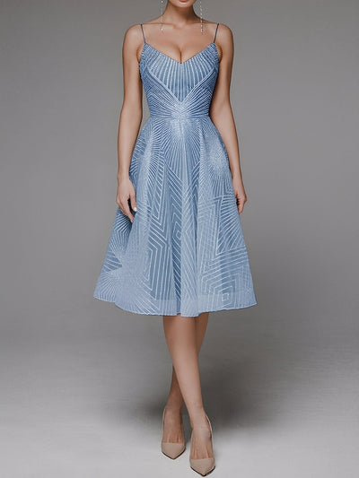 Anabelle - Elegante vestido sin mangas con tirantes para mujeres