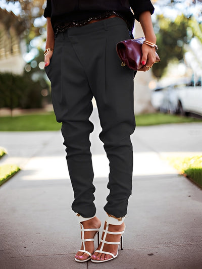 Bethanie - Pantalones elegantes de talle alto para mujer