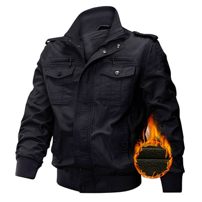 Gary - Elegante chaqueta de forro polar con bolsillos para hombres