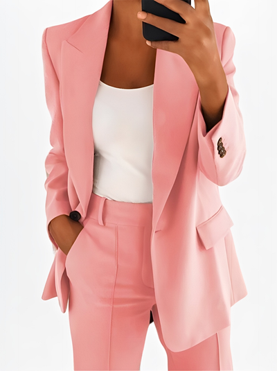 Muriel - elegante conjunto de blazer para el look de negocios para mujeres