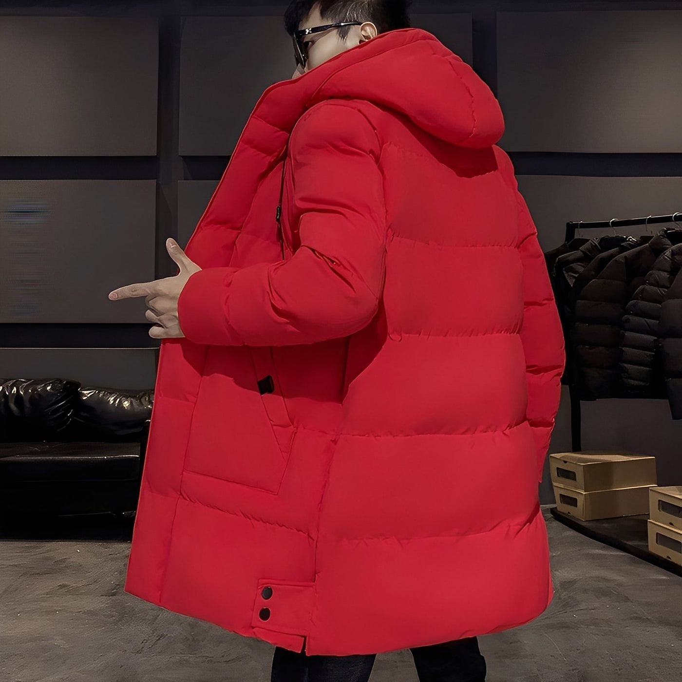 Bryan - Elegante, gruesa parka-chaqueta para hombres