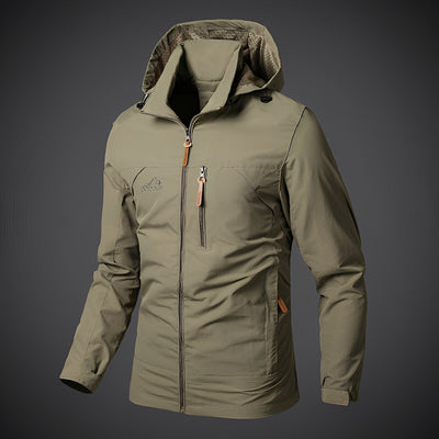 Dalton - Chaqueta impermeable con capucha para hombres