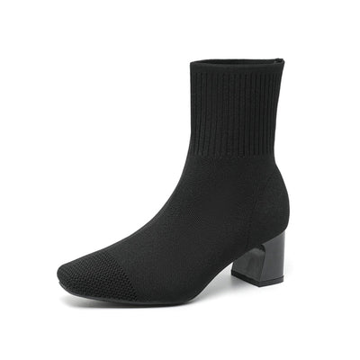Elisha - Botas casuales y cálidas con tacón para mujer