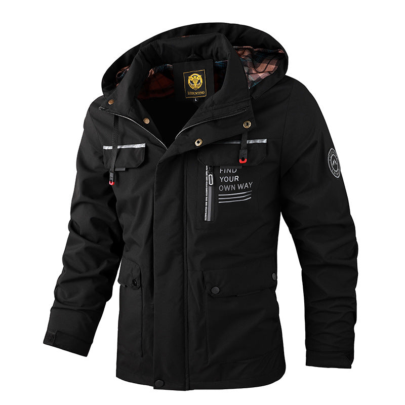 Millard - Moderna impermeable Cargo-Jacke para hombres