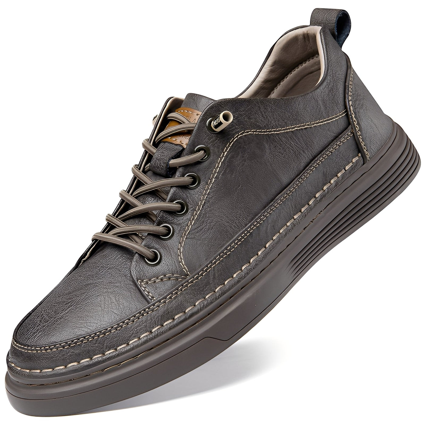 Damion - Clásicos Zapatillas de Cuero para Hombres