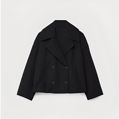 Abegail - Chaqueta corta holgada y casual para mujeres