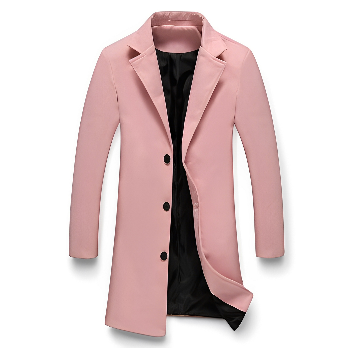 Johnson - Elegante formal abrigo de lana para hombres