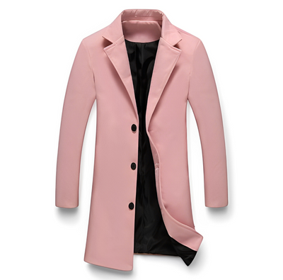 Johnson - Elegante formal abrigo de lana para hombres