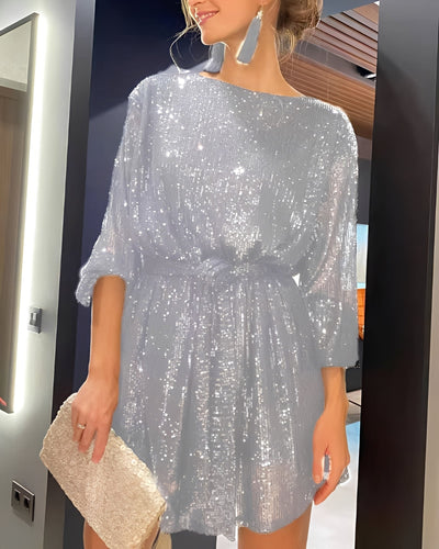 Mirabel - Brillante Mini-Vestido de Fiesta para Mujeres