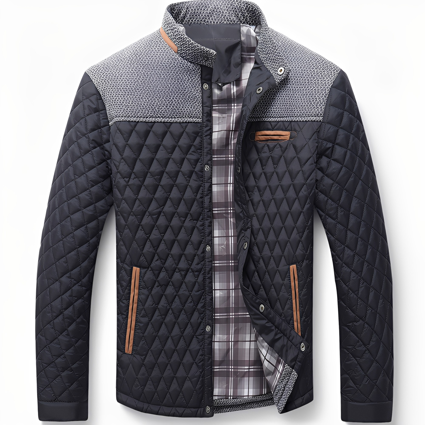Alvin - Casual, chaqueta acolchada para hombres