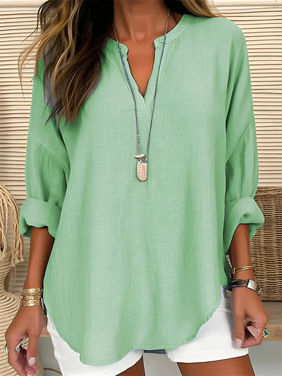 Joisse - Camiseta casual holgada para mujer
