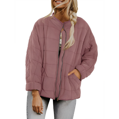 Luana - Chaqueta acolchada informal con bolsillos para mujeres