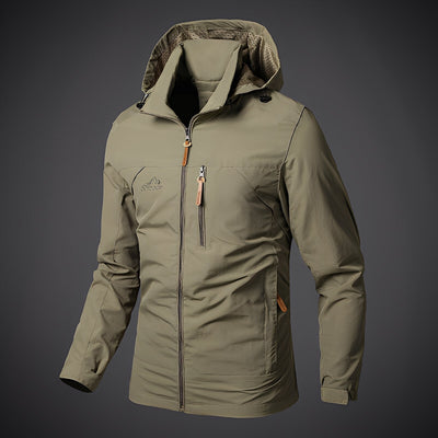 Finnegan - Chaqueta Casual al Aire Libre con Capucha para Hombres