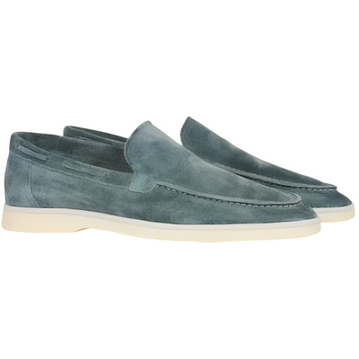 Lewin - Zapatos Casuales Retro de Gamuza para Hombres