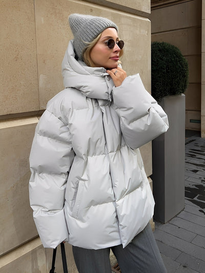 Loreen - Chaqueta acolchada, cálida y suelta para mujeres