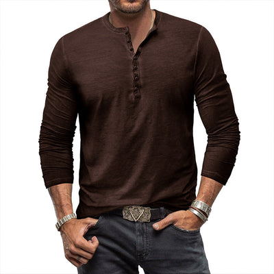 Clifford - Clásica camisa lavada con botones para hombres
