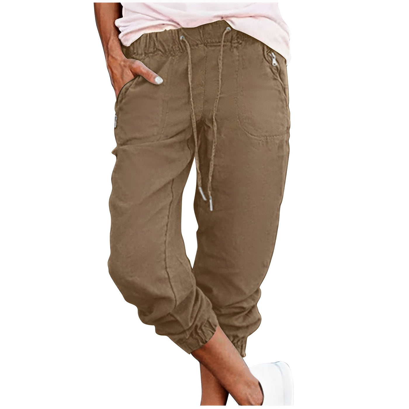 Evalyn - Elegante elástica pantalón cargo para mujeres