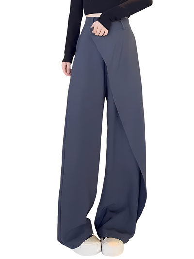 Samantha - Pantalones casuales anchos para mujer