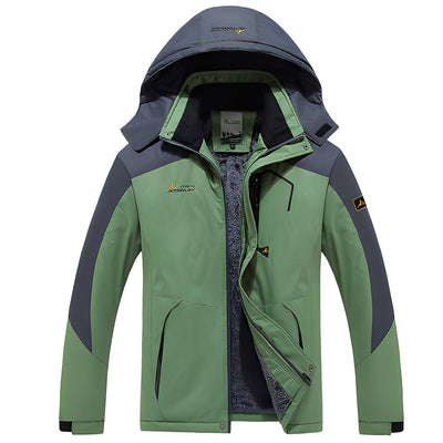 Heather - Elegante, con forro de felpa chaqueta de invierno para mujer