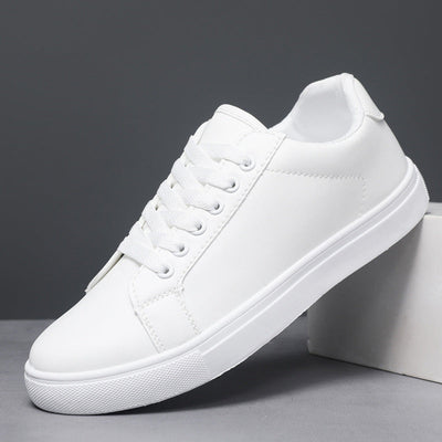 Nicholas - Zapatillas de cuero casuales y sencillas para hombres