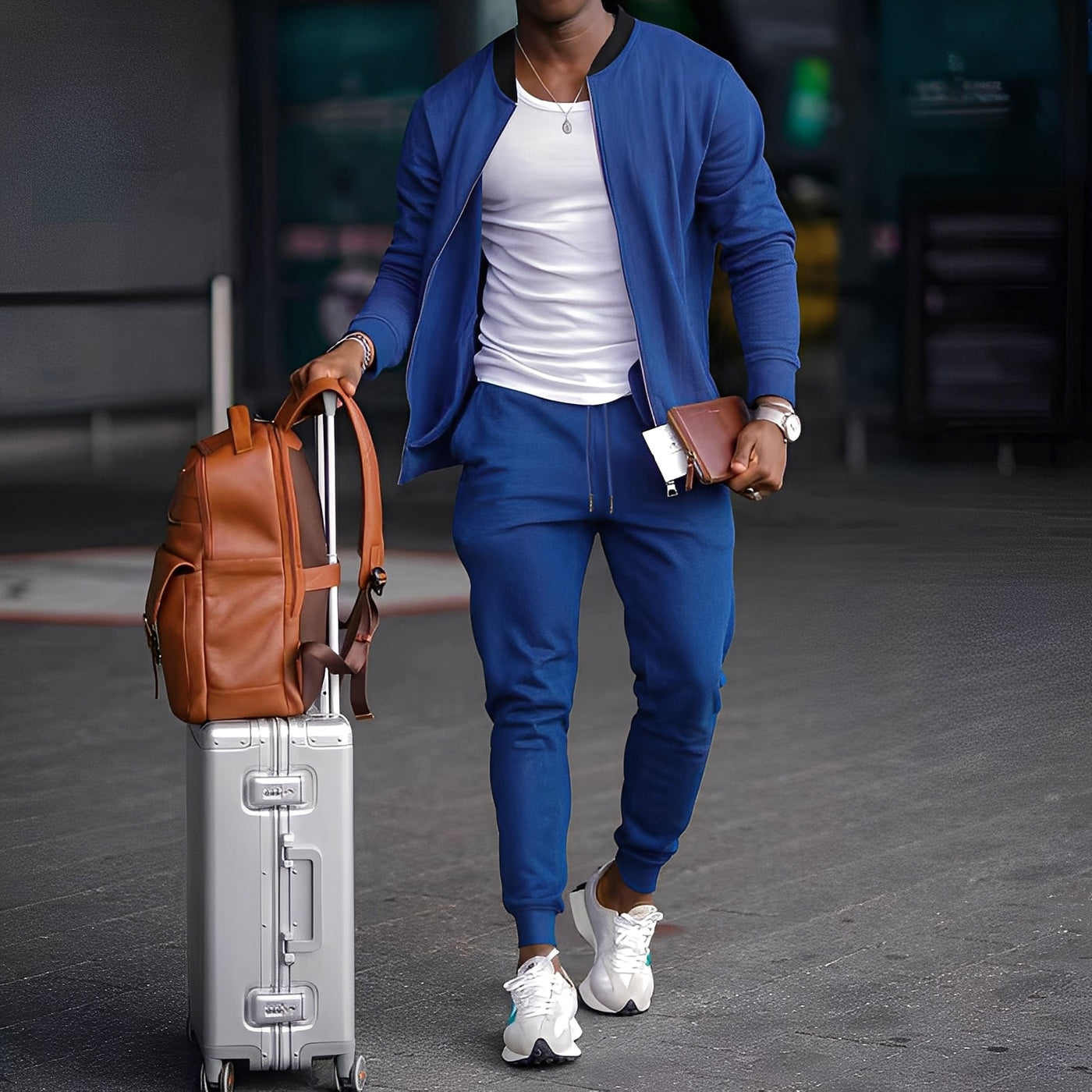 Dillon - Conjunto Simple de Chaqueta y Pantalones para Hombres