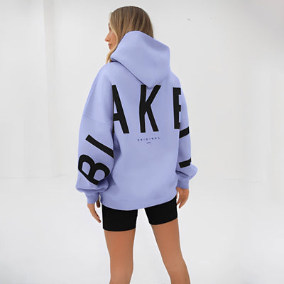 Amanda - Chaqueta con capucha caliente con estampado de moda para mujeres
