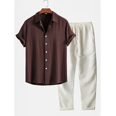Phillip - Conjunto de Lino de Verano para Hombres