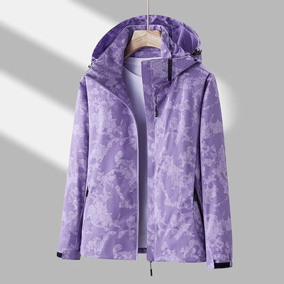 Daly - Chaqueta Corta Viento Unisex con Estampado