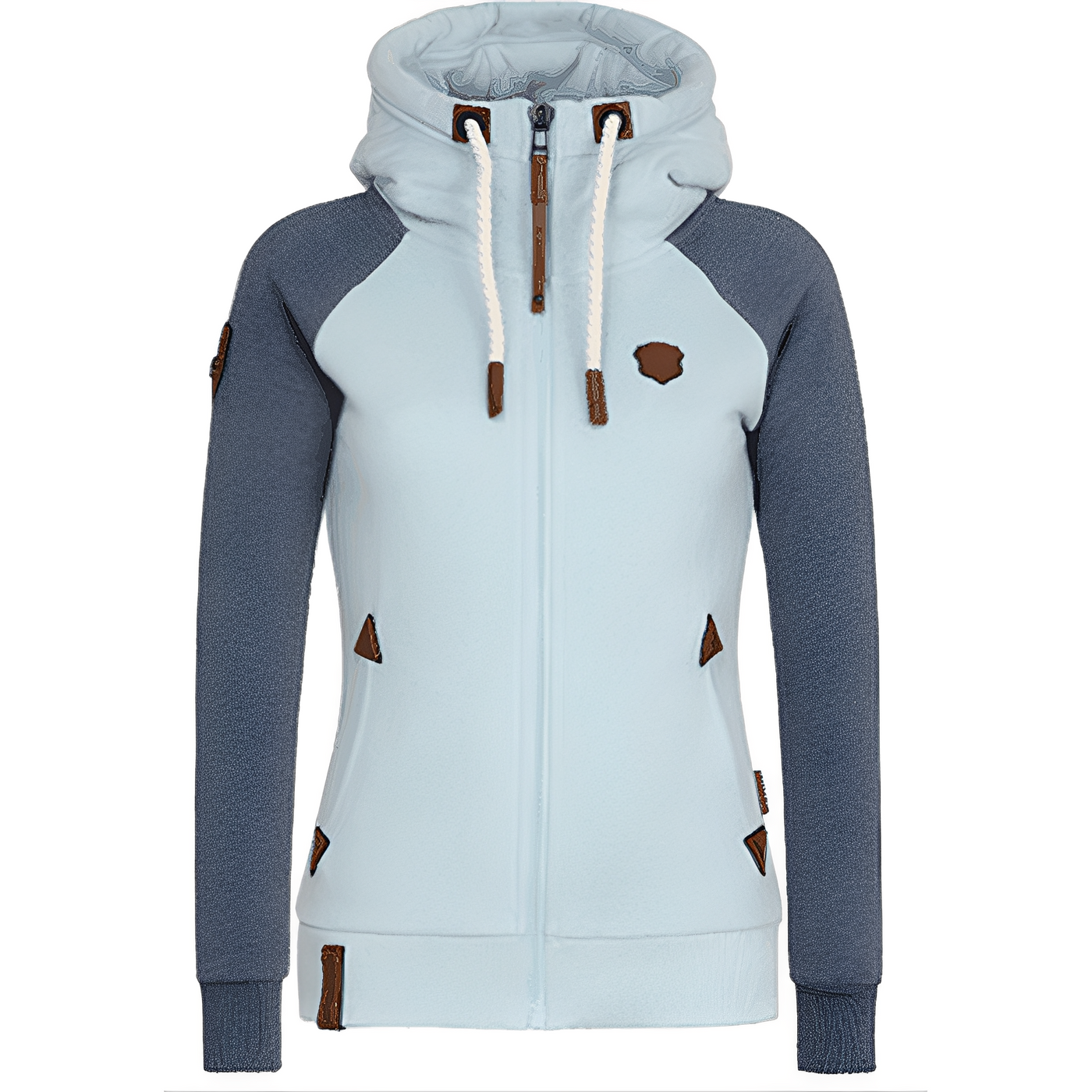 Elinor - Cómodo sudadera con capucha y cremallera para mujer