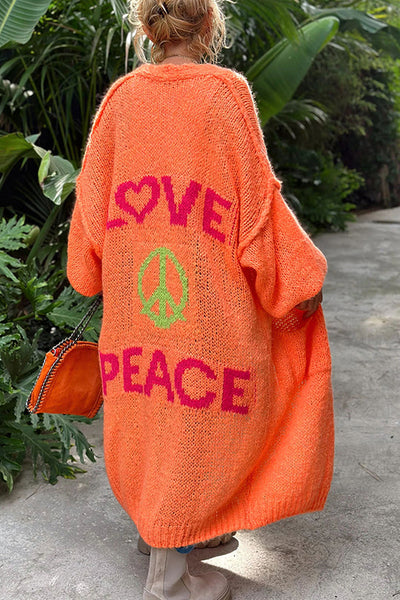 Destiny - Chaleco estilo hippie con vibraciones de amor y paz