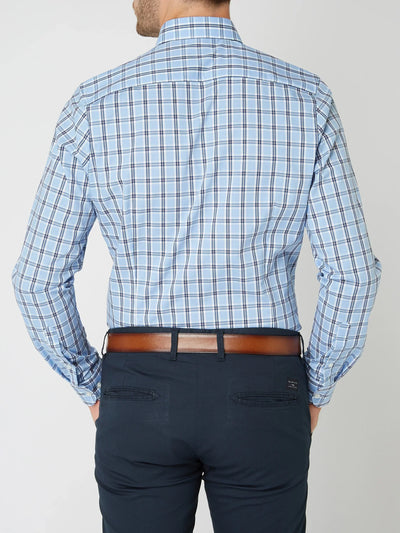 Louis – Camisa de algodón con cuadros