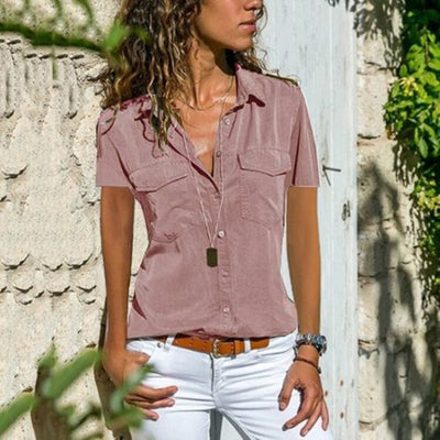 Florence - Blusa Streetwear de Manga Corta