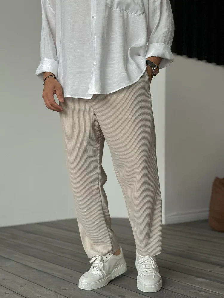 Ralph - Pantalones de Punto Canalé para Comodidad Todo el Día