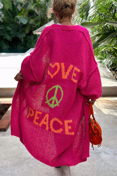 Destiny - Chaleco estilo hippie con vibraciones de amor y paz