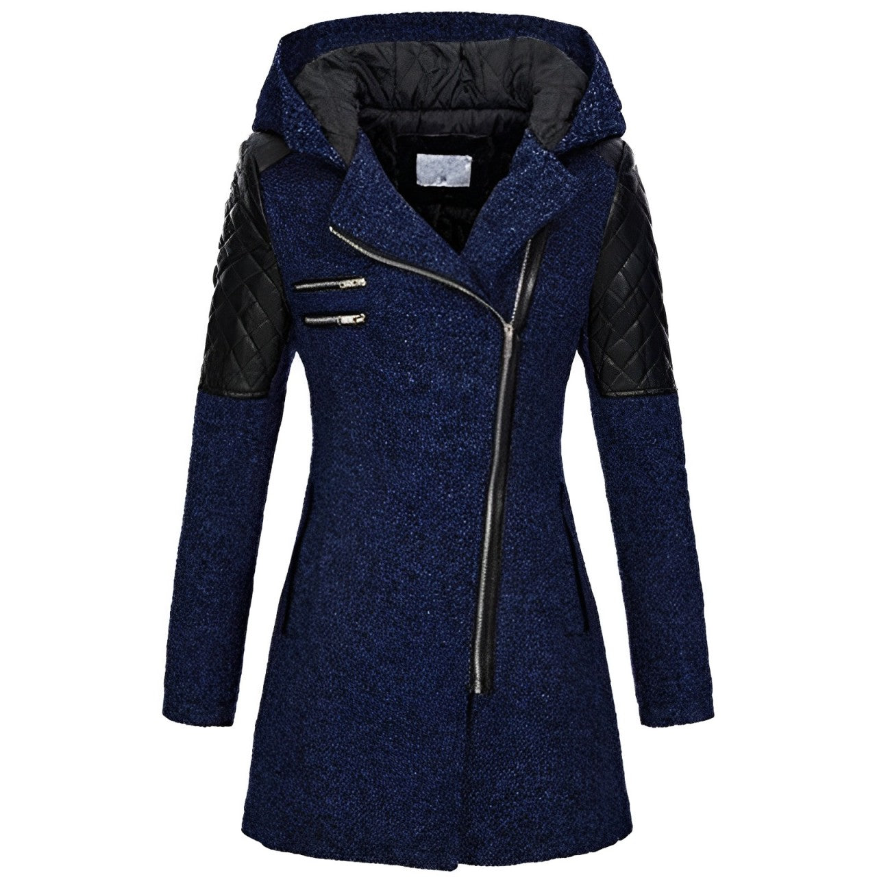 Chasity - Elegante cálido abrigo con capucha para mujeres