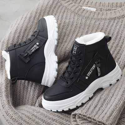 Adamina - Botas altas, casuales y cálidas para mujer