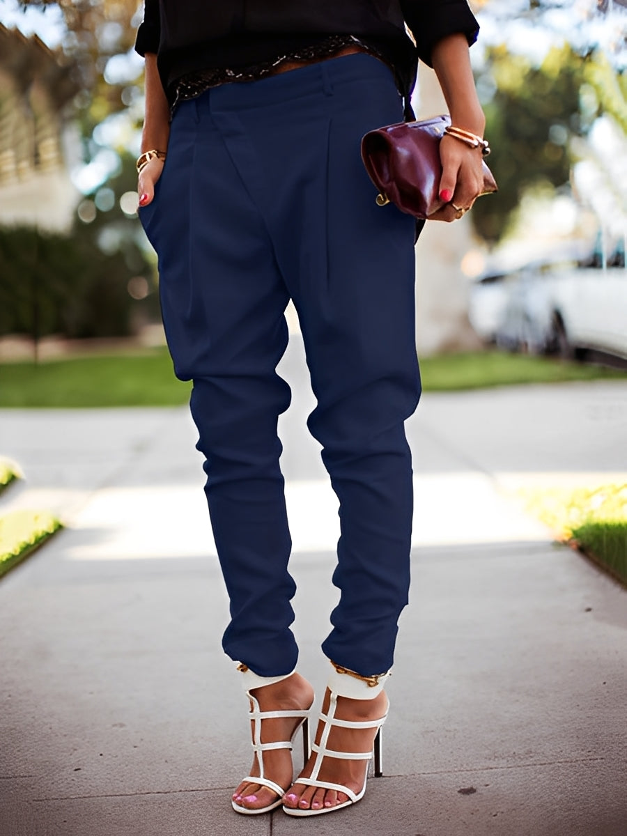 Bethanie - Pantalones elegantes de talle alto para mujer