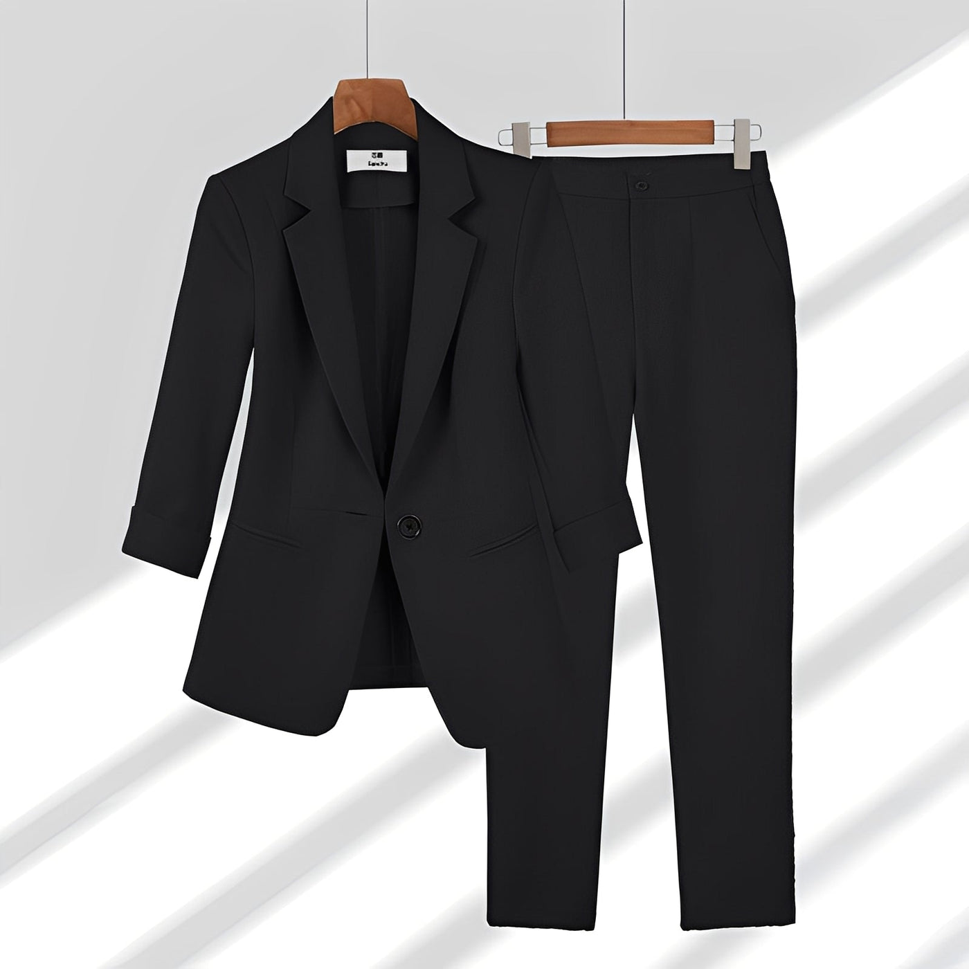 Elouise - Conjunto de blazer y pantalones formales para mujeres