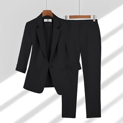 Elouise - Conjunto de blazer y pantalones formales para mujeres