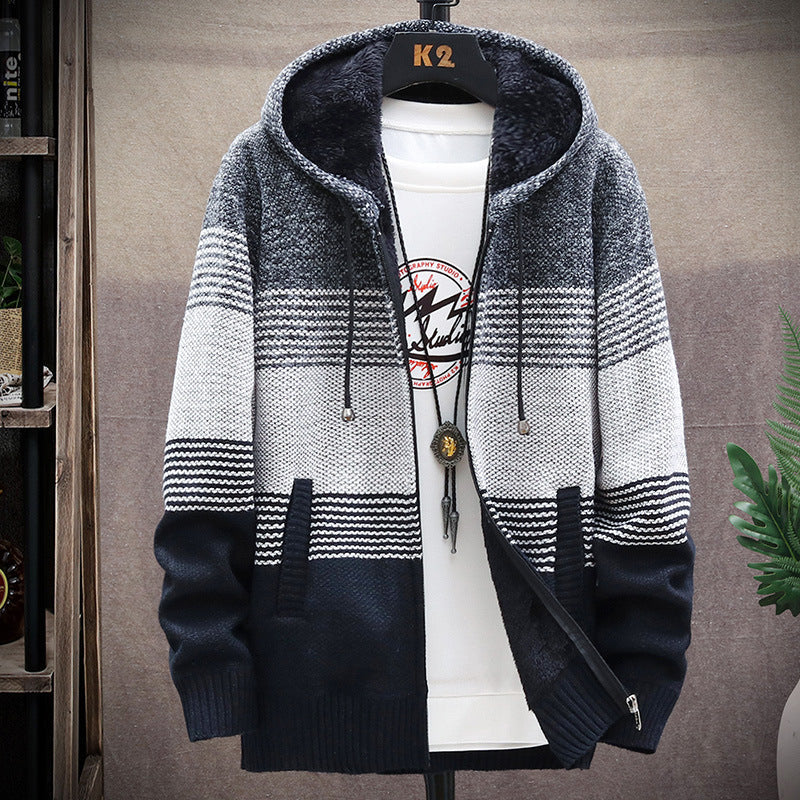 Dawson - Chaqueta larga casual con capucha para hombres