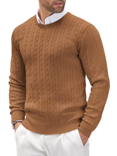 Romilly - Casual, ajustado suéter de punto para hombres