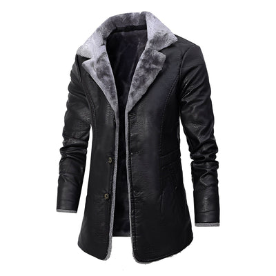 Wilton - Abrigo de peluche casual y cálido para hombres