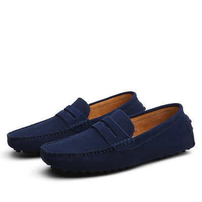 Benson - Moderno Mocasines de Cuero para Hombres