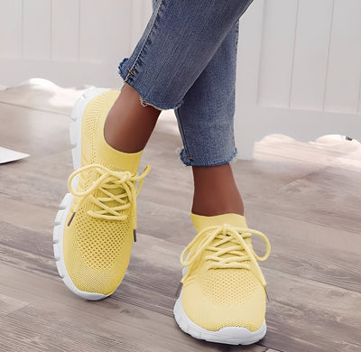 Amanda - Zapatillas ortopédicas de malla tejida para mujeres