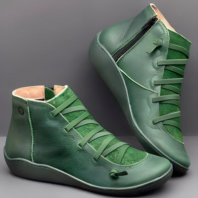 Emma - Cómodos Zapatos Casuales de Cuero para Mujeres