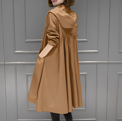 Margarette - Elegante impermeable con capucha para mujeres