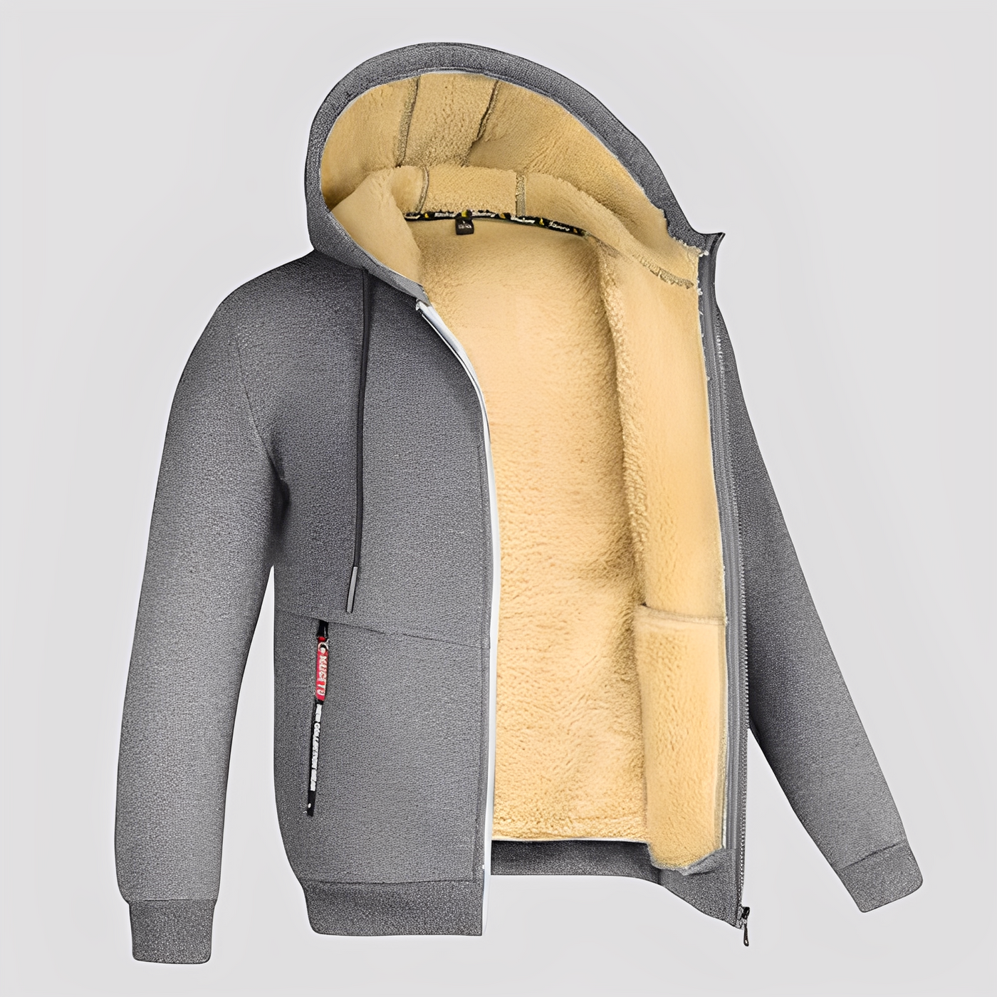 Waldo - Sencillo, con forro de felpa, hoodie para hombres